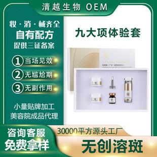 去斑微晶溶斑術老年斑表皮斑美容體驗盒oem代加工