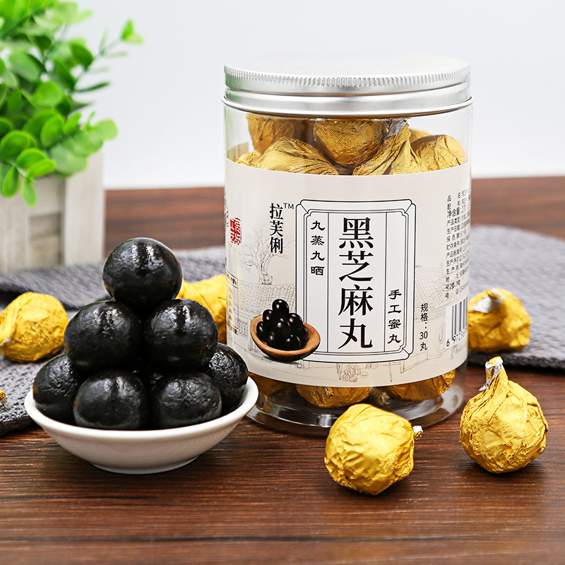 拉芙俐獨立罐裝黑芝麻丸oem代加工