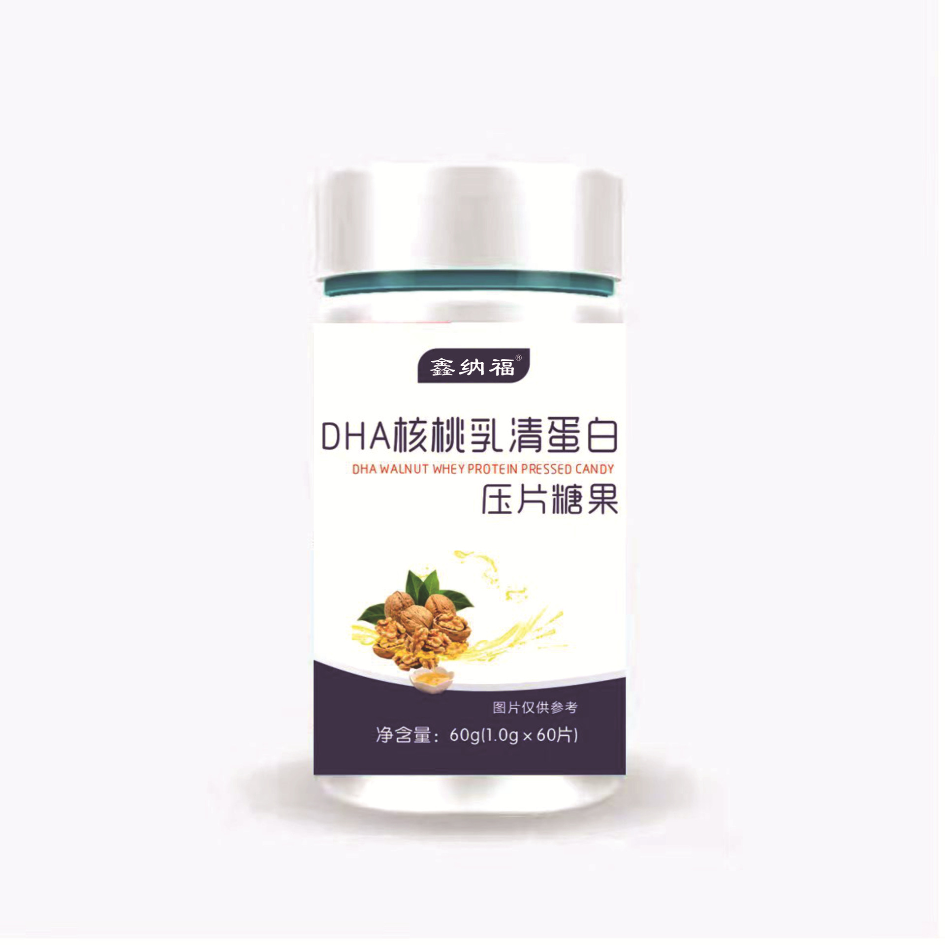 DHA壓片糖果核桃油學生乳清蛋白OEM代加工