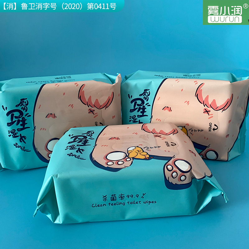 濕廁紙 現貨家用干凈衛生家庭實惠裝OEM代加工