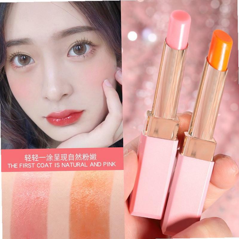 彩妝HOJO豐盈溫感變色潤唇膏oem代加工