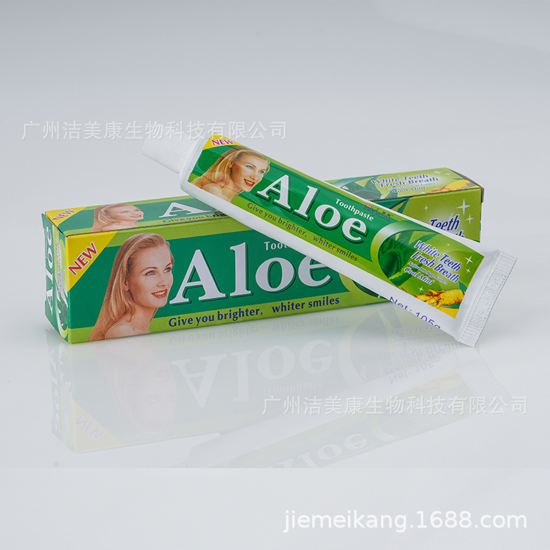 蘆薈牙膏Aloe Toothpaste105克清新口氣OEM代工廠