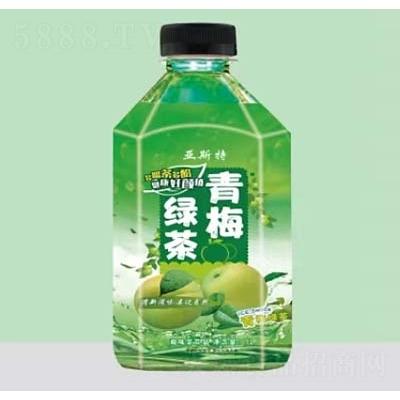 亞斯特青梅綠茶茶飲料大瓶1L裝招商代理商超貨源OEM代加工