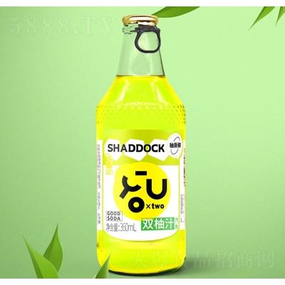 兔柚柚新鮮雙柚汁汽水360ml碳酸飲料OEM代加工