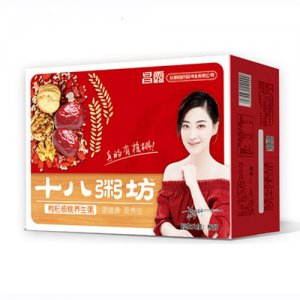 昌露十八粥坊枸杞核桃粥箱裝