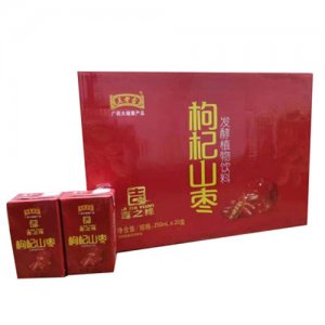 王老吉枸杞山藥發酵植物飲料250mlX20盒