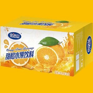 完達山甜橙水果飲料250mlx24盒