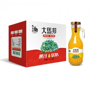 大馬邦1.5Lx6芒果汁手柄瓶