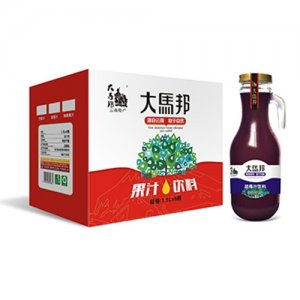 大馬邦1.5Lx6藍莓汁手柄瓶