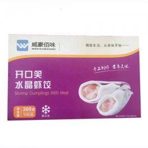 威豪佰味開口笑水晶蝦餃360g