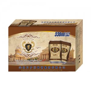 美國科羅拉啤酒330ml×24罐（金罐）