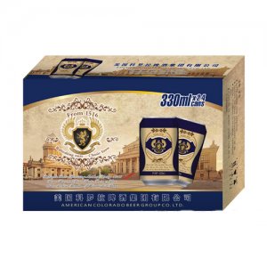 美國科羅拉啤酒330ml×24罐（藍罐）