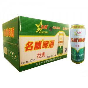 名威啤酒易拉罐500ml×12