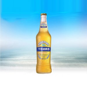 千島湖啤酒水晶標7度500ml