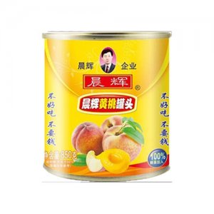 晨輝850g黃桃罐頭