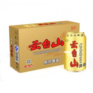 云臺山原漿啤酒小金罐箱裝