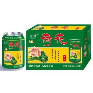 麥純荷花啤酒320ml