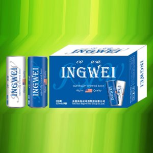 美國英格威精釀啤酒325ml×24罐（藍）