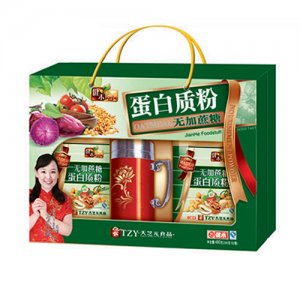 天芝元無加蔗糖蛋白質粉綠色