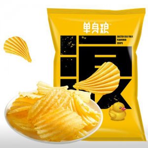 咸蛋黃味波浪型薯片