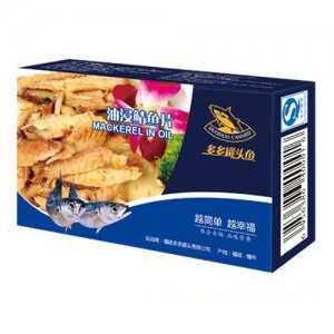 多多罐頭魚油浸鯖魚片紙盒裝