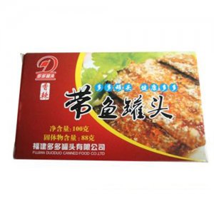 多多香辣帶魚罐頭