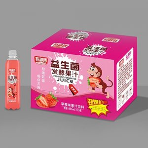 泰爺特種團益生菌發酵草莓果汁480mlx15瓶