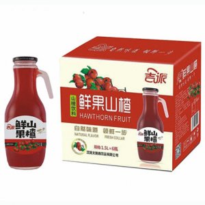 吉派鮮果山楂汁1.5Lx6瓶