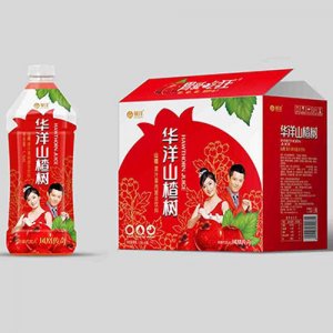 華洋長白山山楂樹山楂汁1580ml6瓶