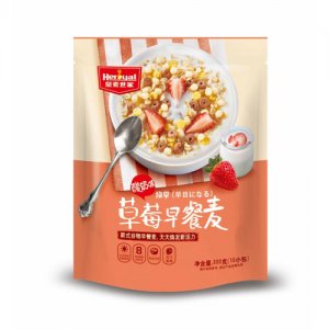 皇麥世家煥早酸奶草莓早餐麥