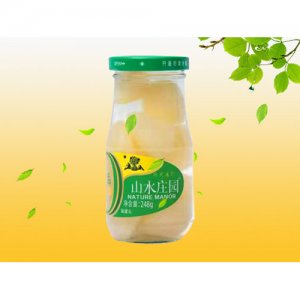 山水莊園梨球罐頭248克24瓶箱