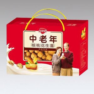 金嬌陽中老年核桃花生露禮盒開窗