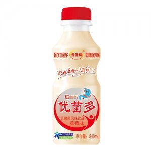 優菌多乳酸菌飲品草莓味340ml