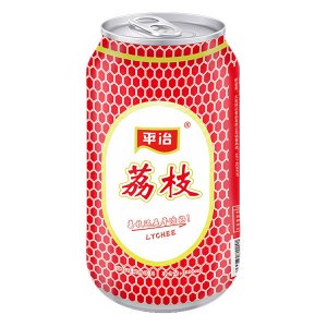 平治荔枝味碳酸飲料330ml