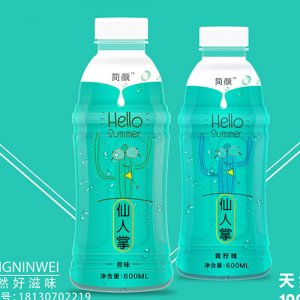 簡顏仙人掌植物飲料原味600ml