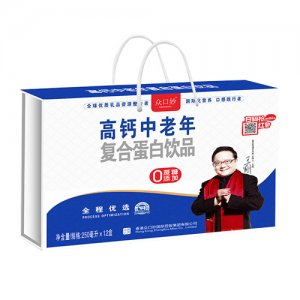 眾口妙高鈣中老年牛奶飲品250mlx12盒