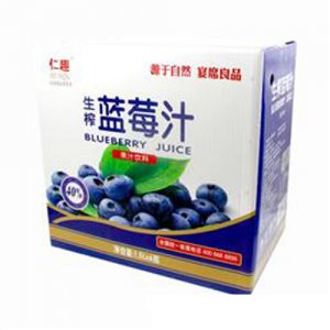 仁趣生榨藍莓汁果汁飲料