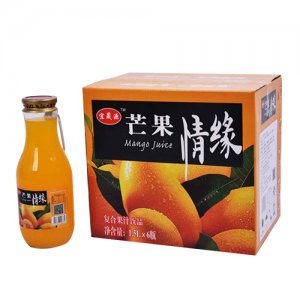 宜晟源芒果情緣復合果汁飲品1.5Lx6瓶