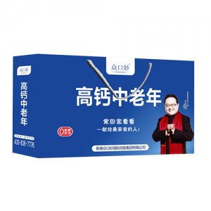 眾口妙高鈣中老年牛奶乳味飲品禮盒