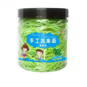 西豆手工蔬果面菠菜味盒裝