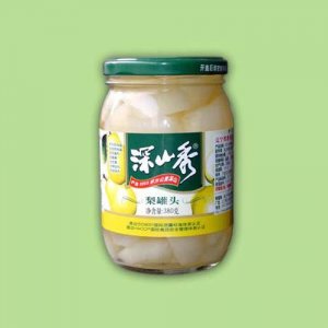 深山秀380克梨罐頭
