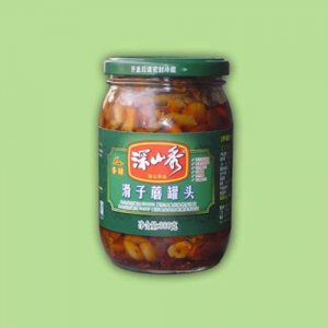 深山秀380克香辣滑子蘑罐頭