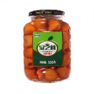 冠芝林520克山楂罐頭