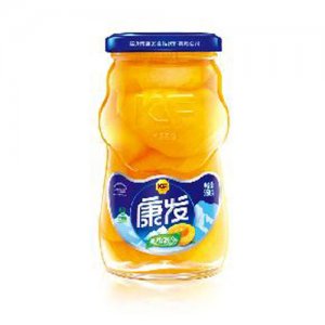 康發550克黃桃罐頭