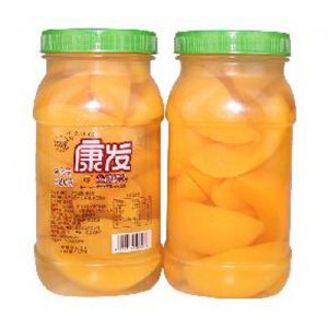 康發680黃桃罐頭x2