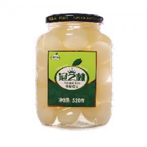 冠芝林520克雪梨罐頭