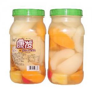 康發680克什錦罐頭x2