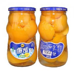 康發700克黃桃罐頭