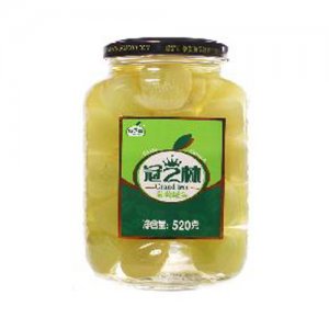 冠芝林520克葡萄罐頭