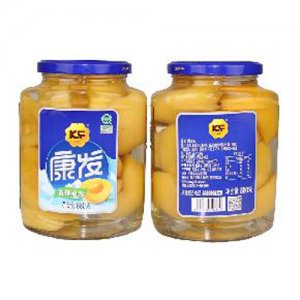 康發880克黃桃罐頭
